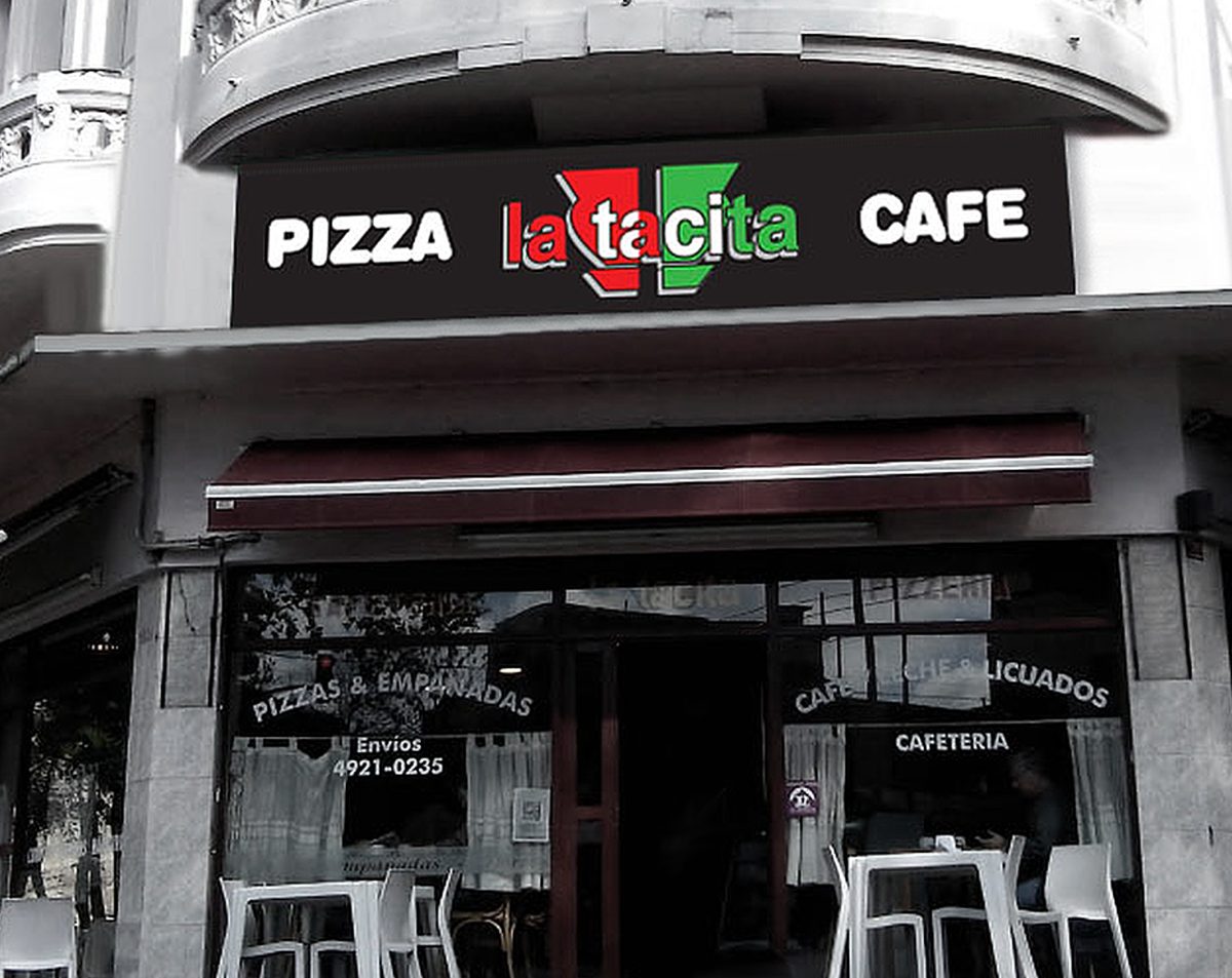 Marquesina nueva de La Tacita: Pizza, La Tacita, Café